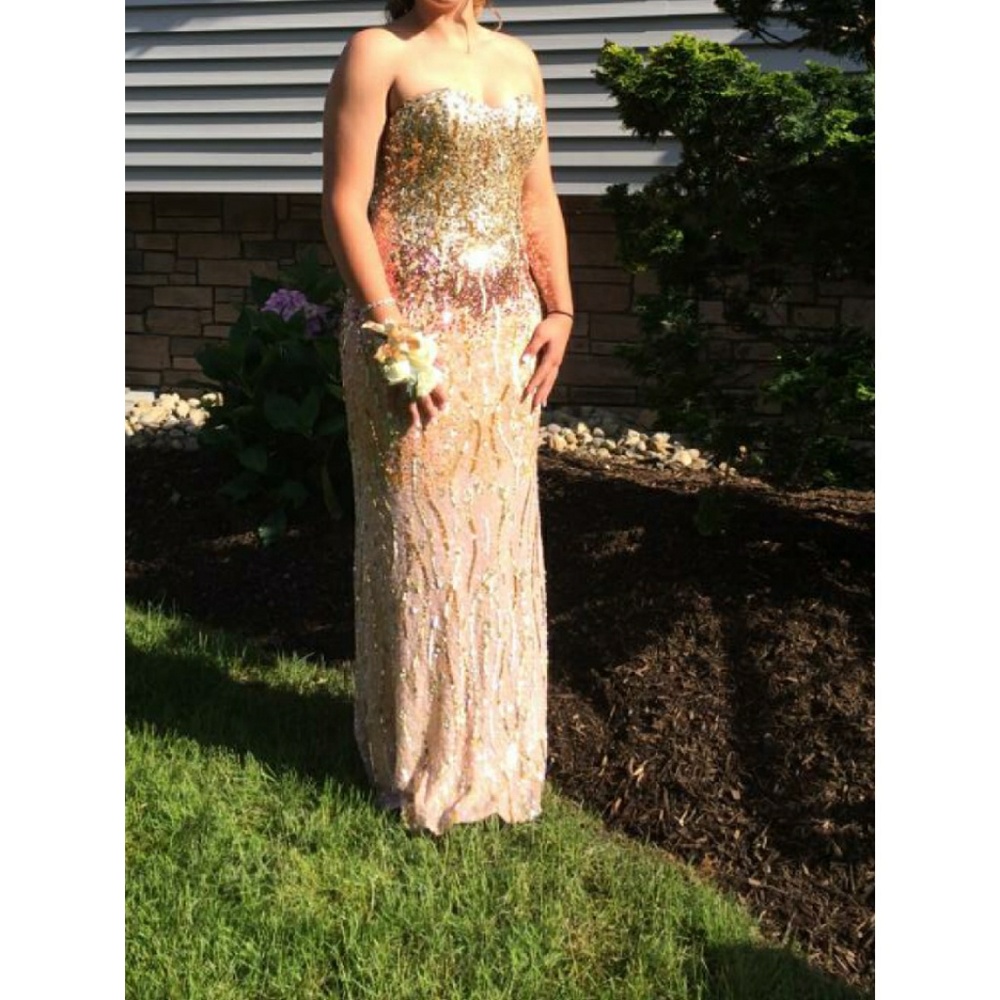 Camille La Vie Sequence Prom Dress